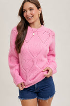 Sweetheart Sweater - Rose & Olivia Boutique