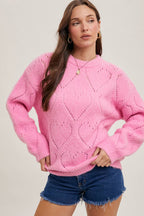 Sweetheart Sweater - Rose & Olivia Boutique