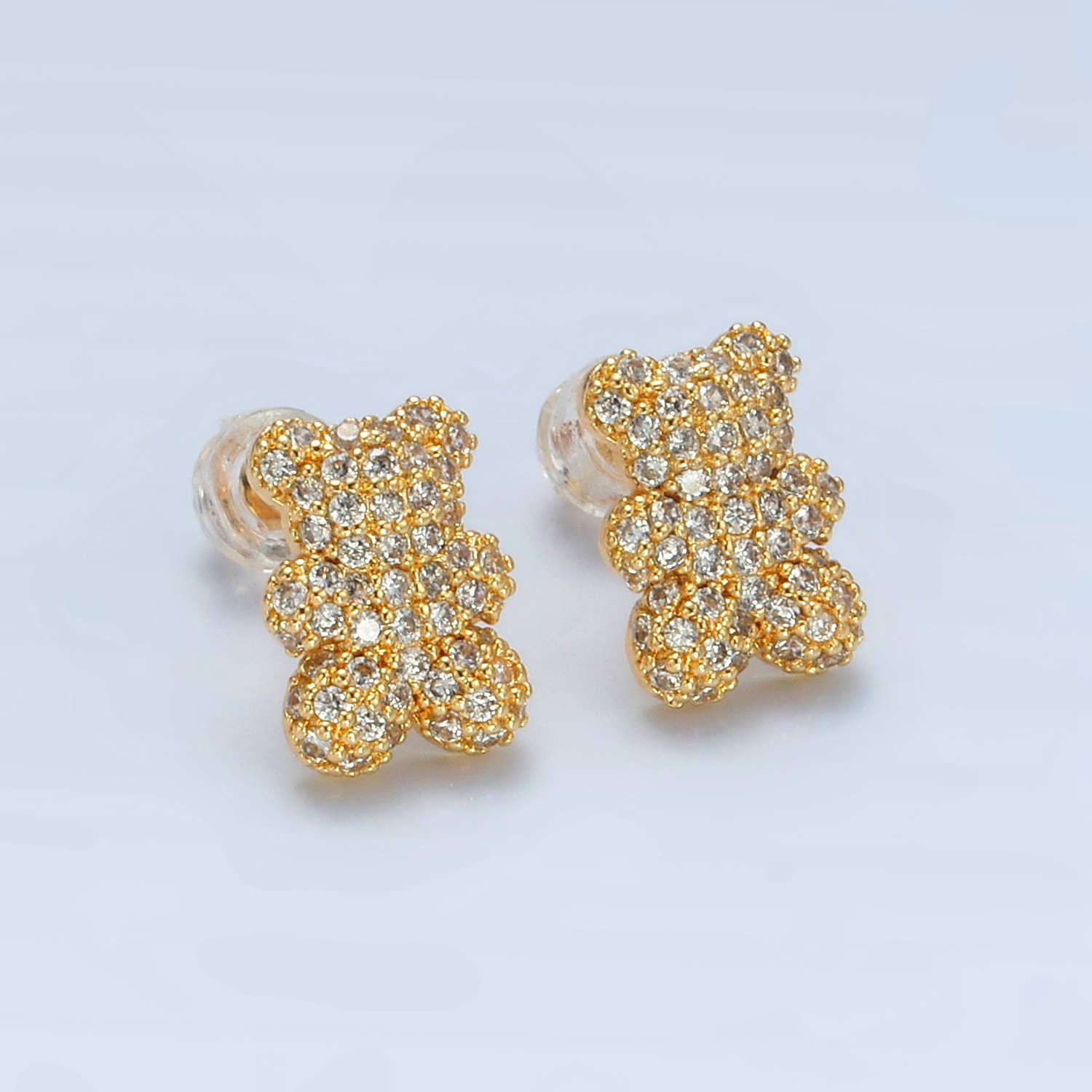 Teddy Bear Stud Earring - Rose & Olivia Boutique