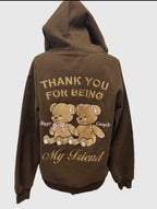 Teddy Friendship Hoodie - Rose & Olivia Boutique