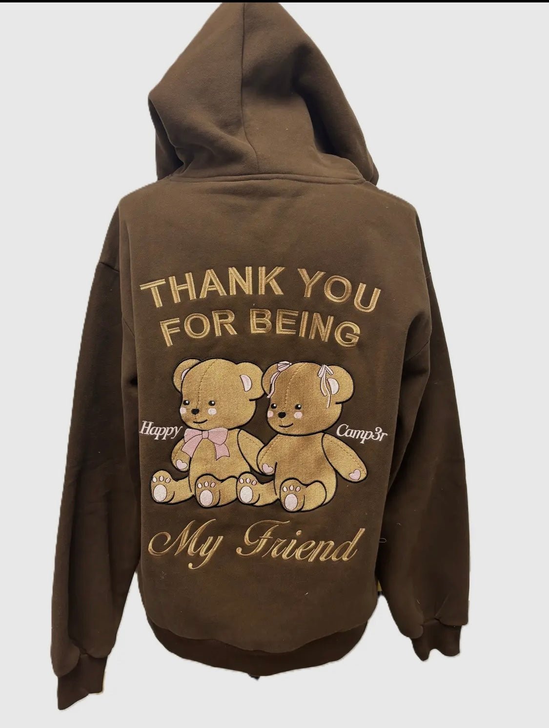 Teddy Friendship Hoodie - Rose & Olivia Boutique
