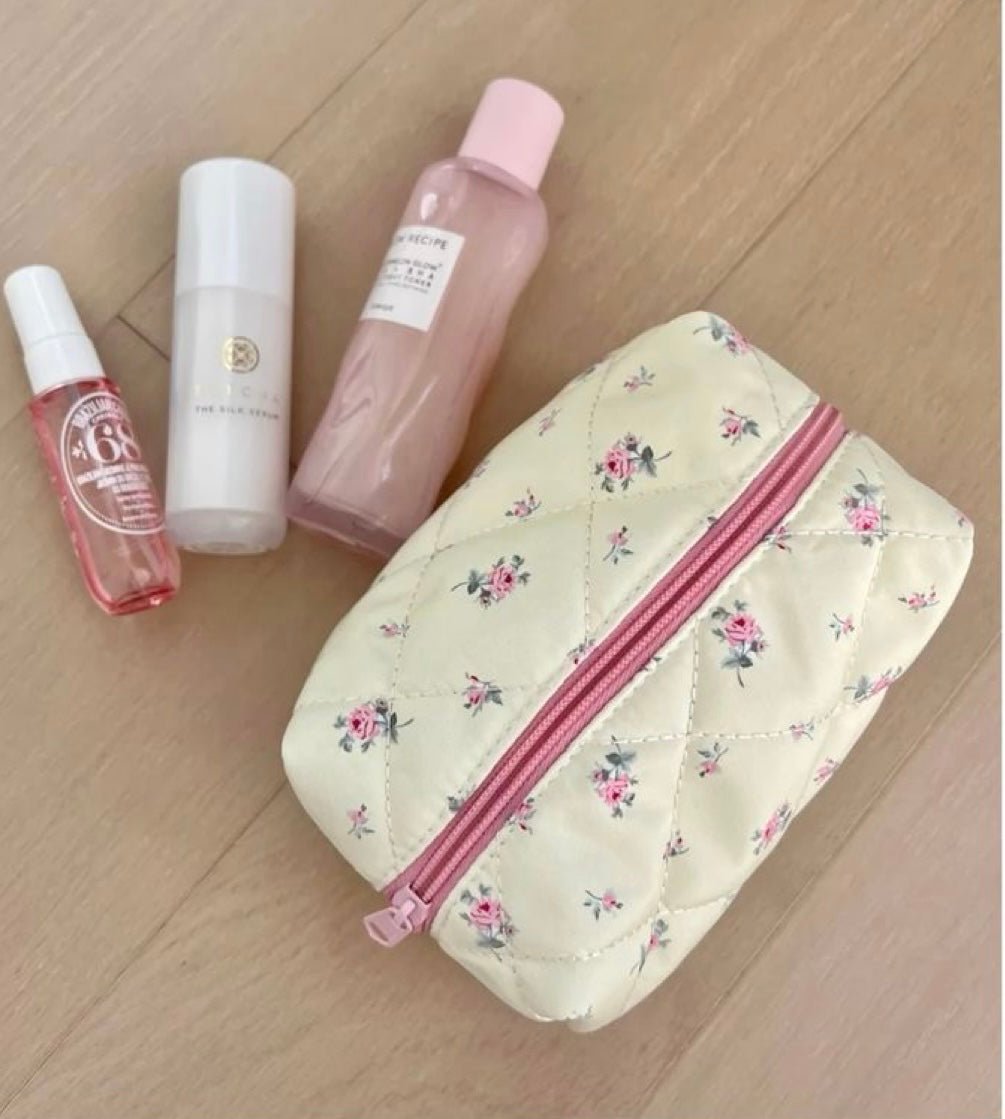 Vintage Flower Pouch - Rose & Olivia Boutique